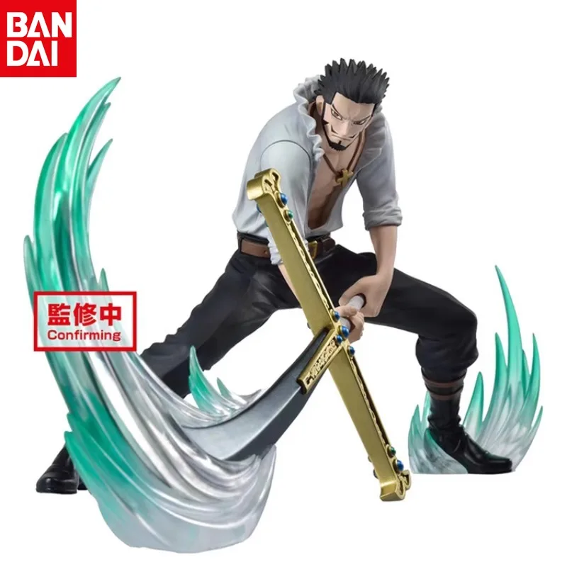 

Bandai Set Sail ONE PIECE Anime Figures Brand New Genuine Japanese Anime Oka Shichibukai Dracule Mihawk Desktop Decoration