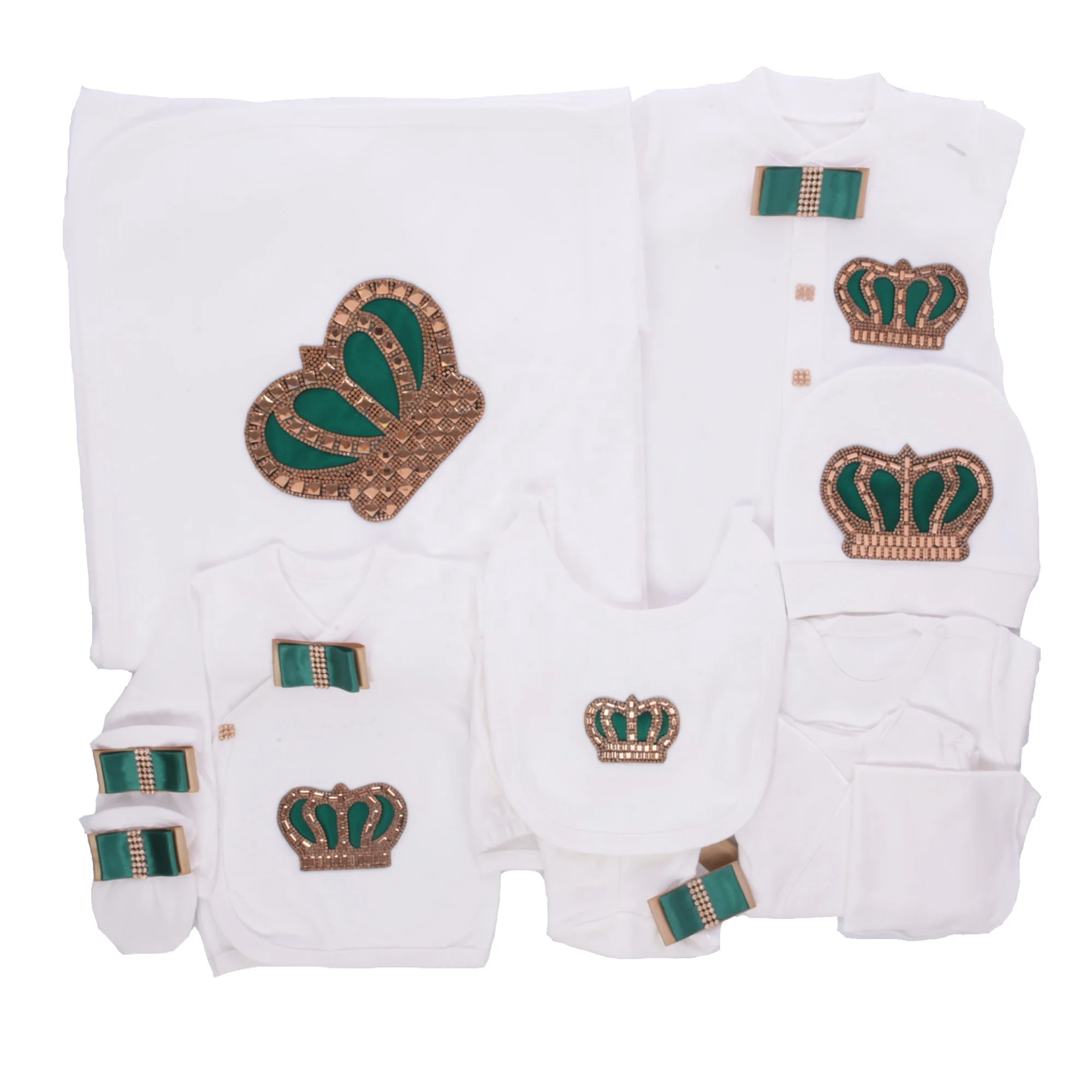 Wholesale Custom Newborn New Design Style Clothes ury High Quality Bubble Modern 0-3 Months Baby Boy Romper Set