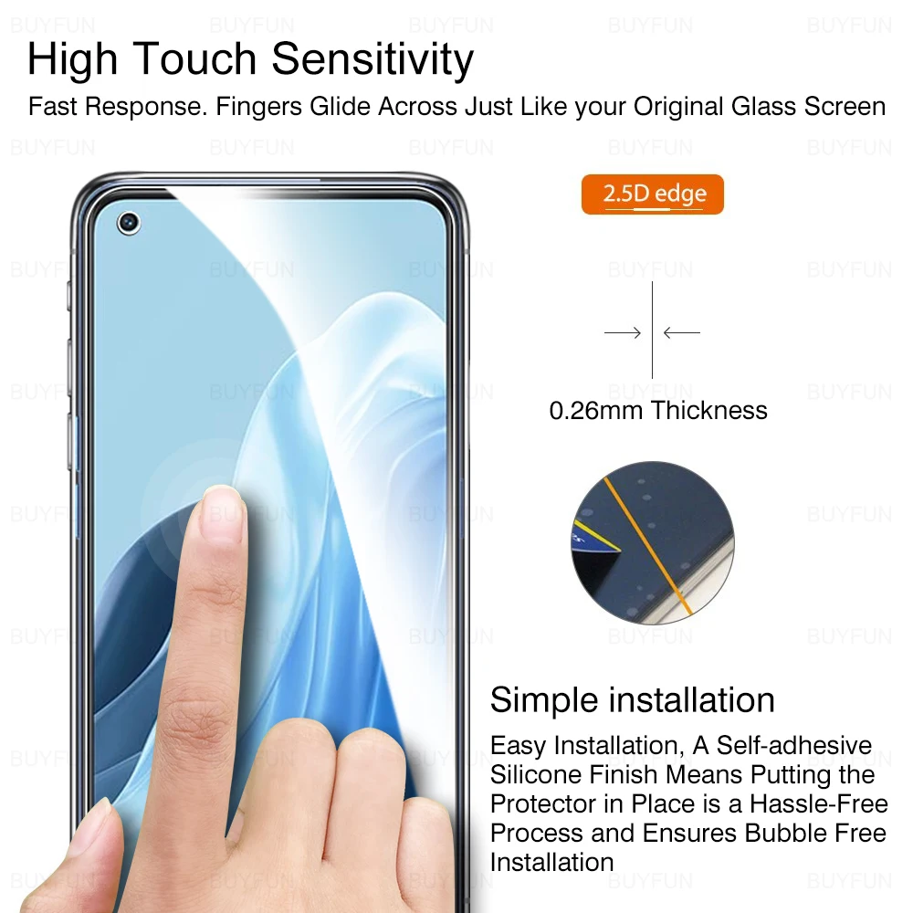 4Pcs Tempered Glass For Oppo Reno9 Reno9A Reno 9a 7a Screen Protector opo appo Reno7 A Reno7A Fully Protection Protective Film