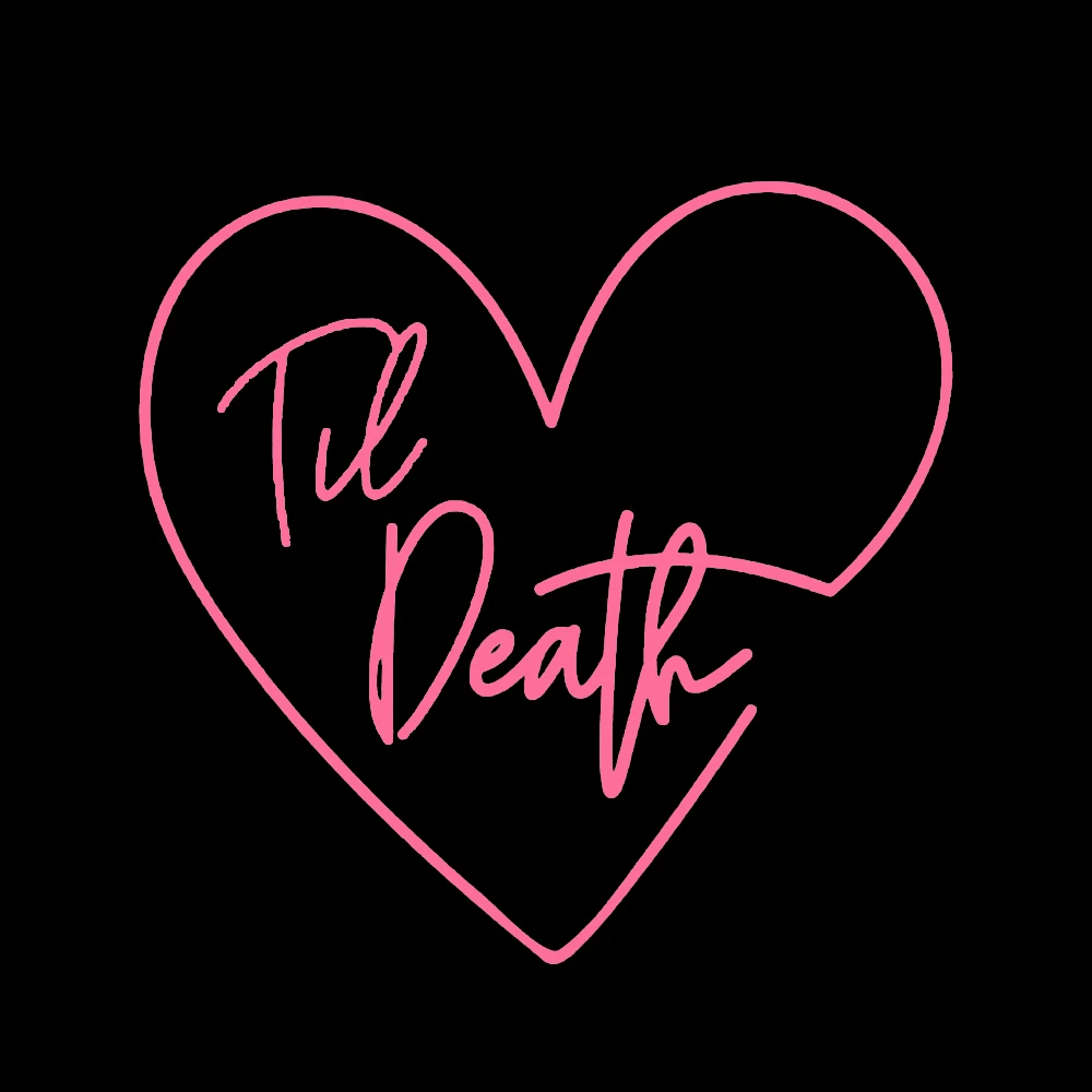 Til Death Pink Heart Wedding Lamp Custom Handmade Real Glass Tube Home Bedroom Party Decor Gift Display Neon Light Sign 17