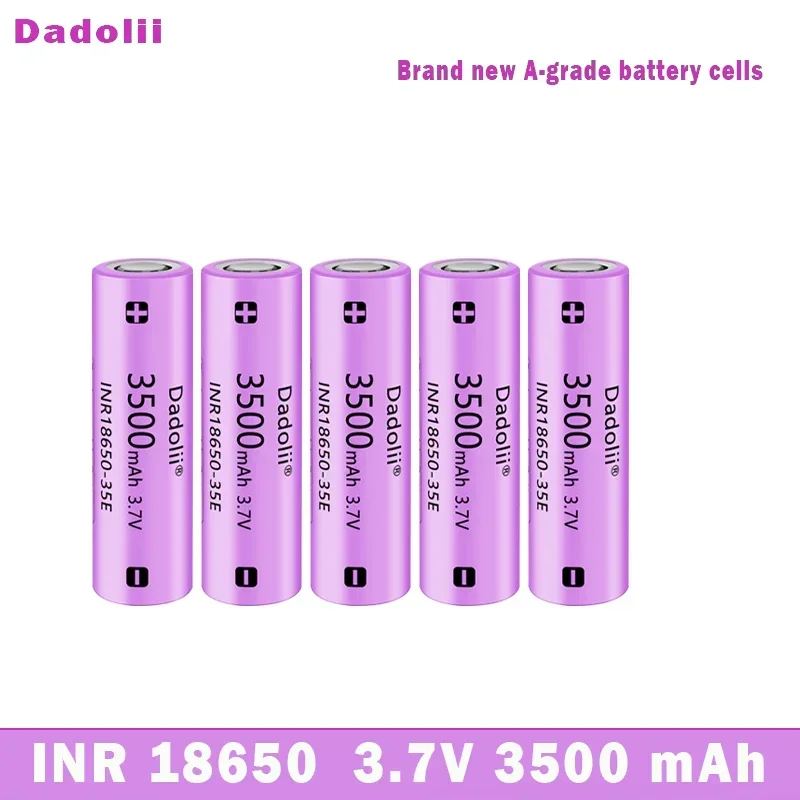 1-40 Uds. Baterías recargables de litio 18650 de alta calidad 3,7 v 3500mAh, adecuadas para baterías de linterna con capacidad de 3500mAh