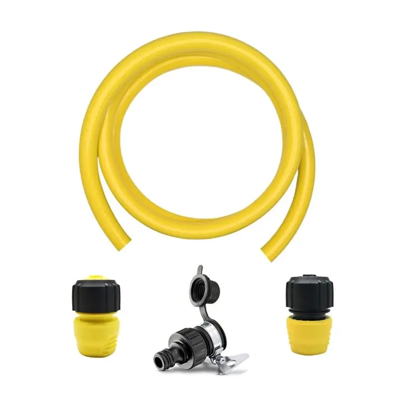 B03C-Water Stop Joint Garden Hose-Flexible Kink Resistant 3/4 In X 9.84 FT Replacement For Karcher With Universal Faucet Joint K