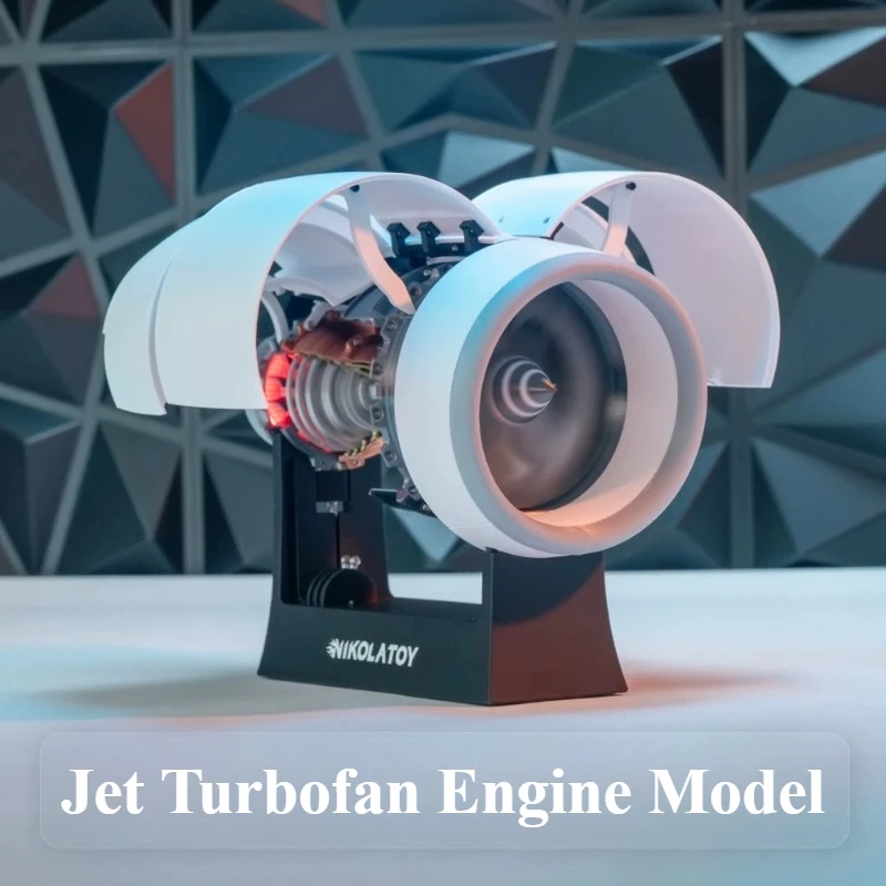 TAO Aviation TR900 Jet Turbofan Engine Model PLA Aircraft Turbofan Engine Fun Toy Model