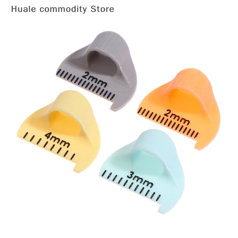 Herramienta de medición de calibre de aguja de coser, plantilla de costura de regla de dedo para puntadas iguales, Protector de dedo, herramienta de guía de costura DIY
