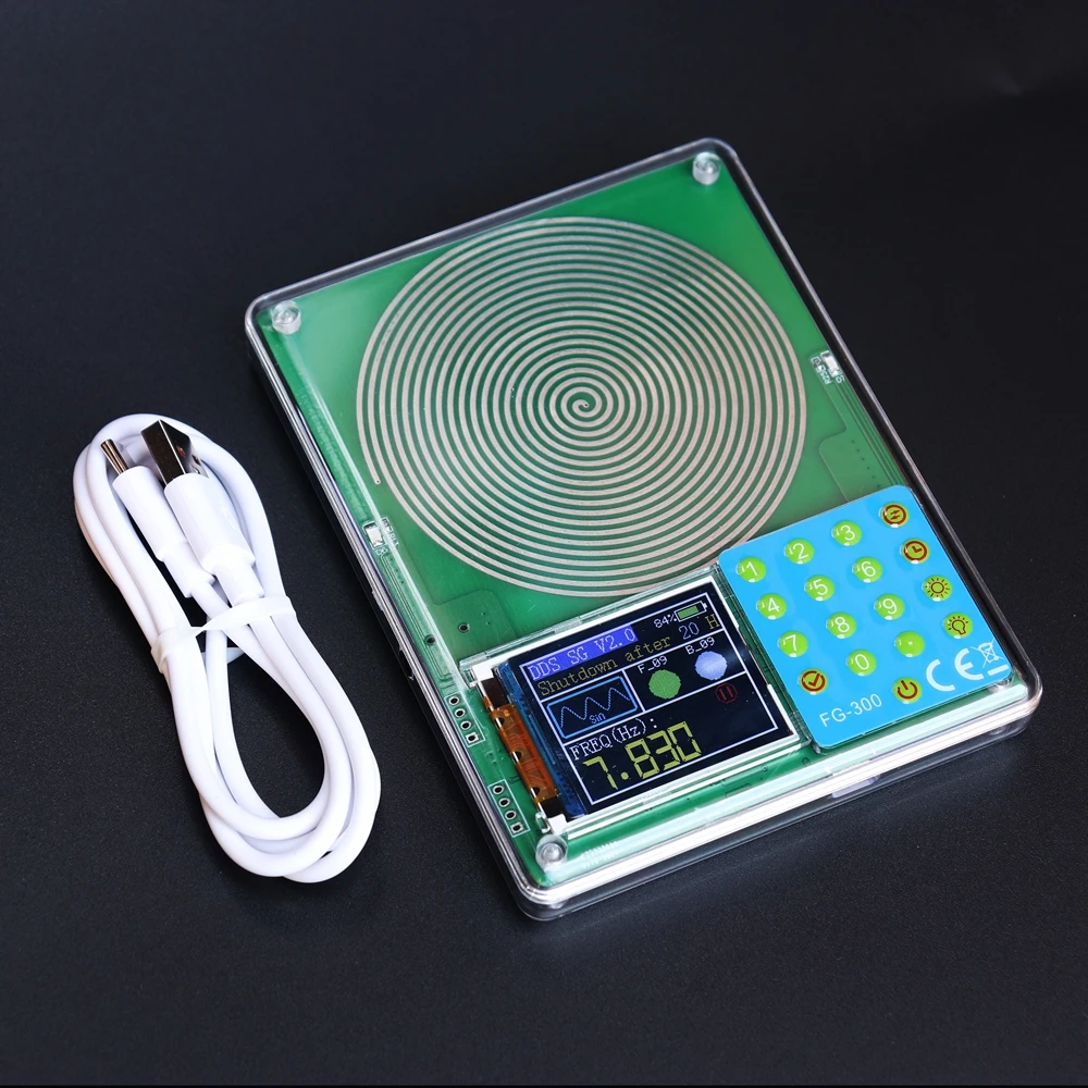 FG-300 DDS0.001Hz-200KHz 1,8-Zoll-Farbbildschirm-Signalgenerator für Sinuswelle, Rechteckwelle, Sägezahnwelle usw.