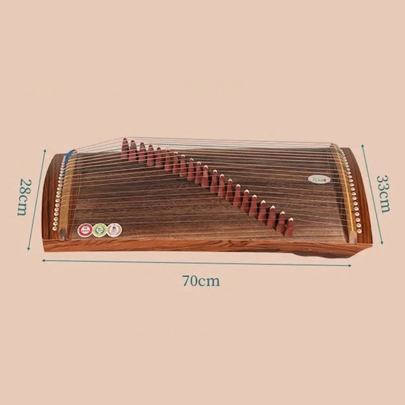 21 Strings Guzheng Portable Children\'s Beginners Guqin Professional Traditional Guzheng Small Finger Pick Stringed Instruments