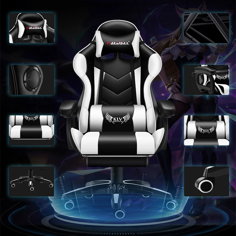 2022 New Computer Chair Home Office Esports Reclining Comfortable Racing Dormitory Silla Gamer Gaming Chairs