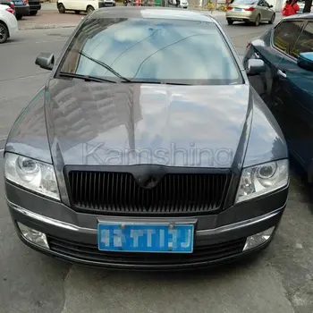 Kamshing 스코다 옥타비아 2007-2009용 전면 범퍼 그릴 마스크 라디에이터 그릴 레이싱 그릴 6 best sales 스코다 옥타비아 그릴 - №4