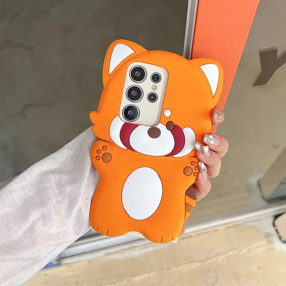 Cute Plump Red Panda Paw Print Phone Case for iPhone 17 Pro Max Squishy Soft Silicone Protective Cover for iPhone 16 15 14 13