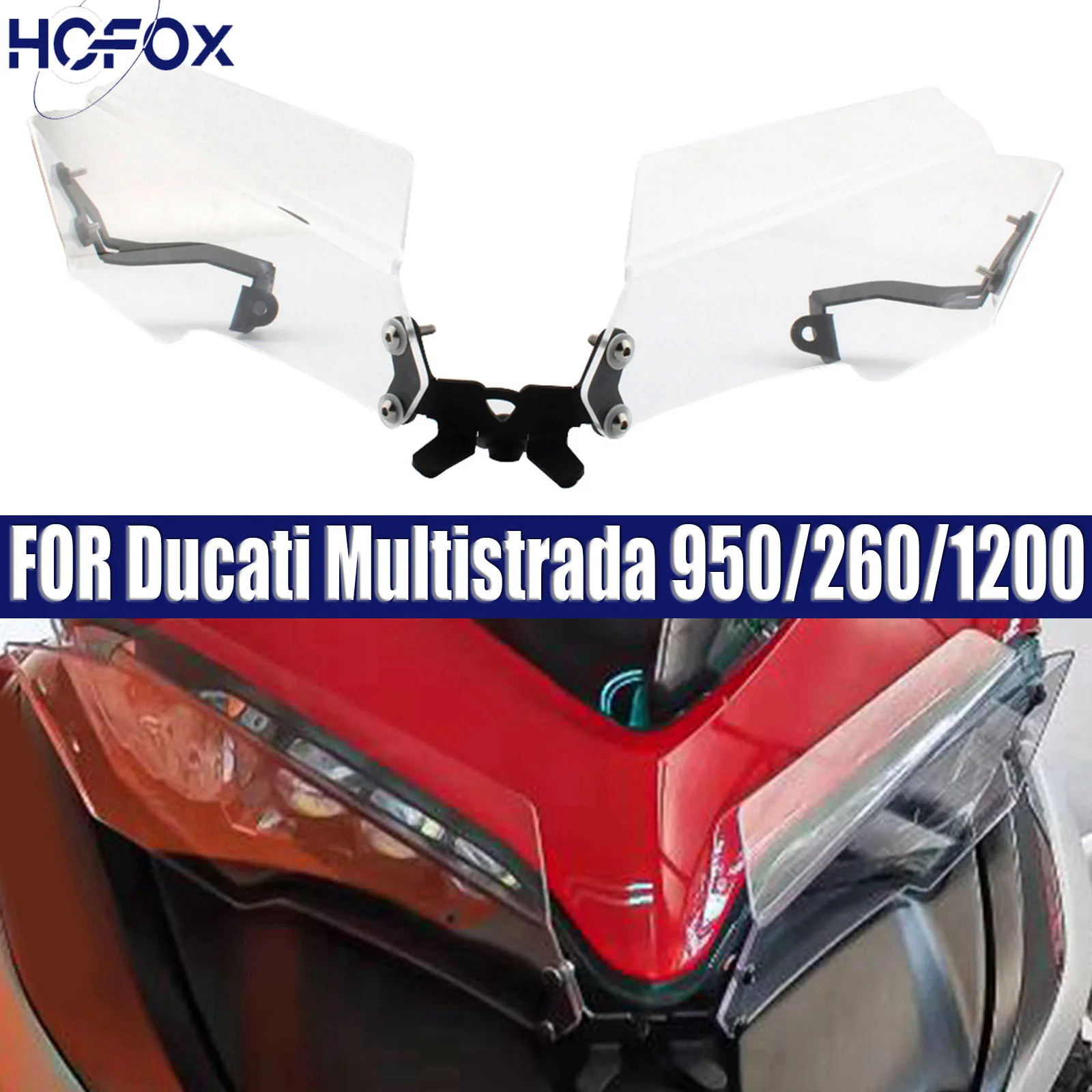 

Headlight Guard Protection Cover Lense FOR Ducati Multistrada 950/260/1200