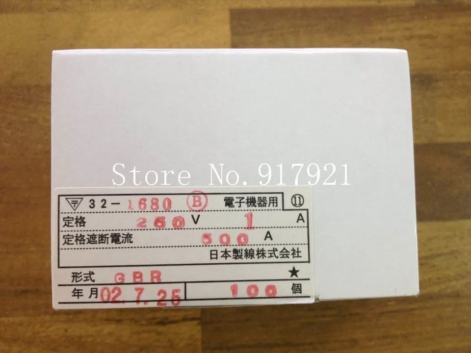 [ZOB] Imported Japanese JET GBR 6X30 1A 250V FUSE  original micro glass  --200pcs/lot