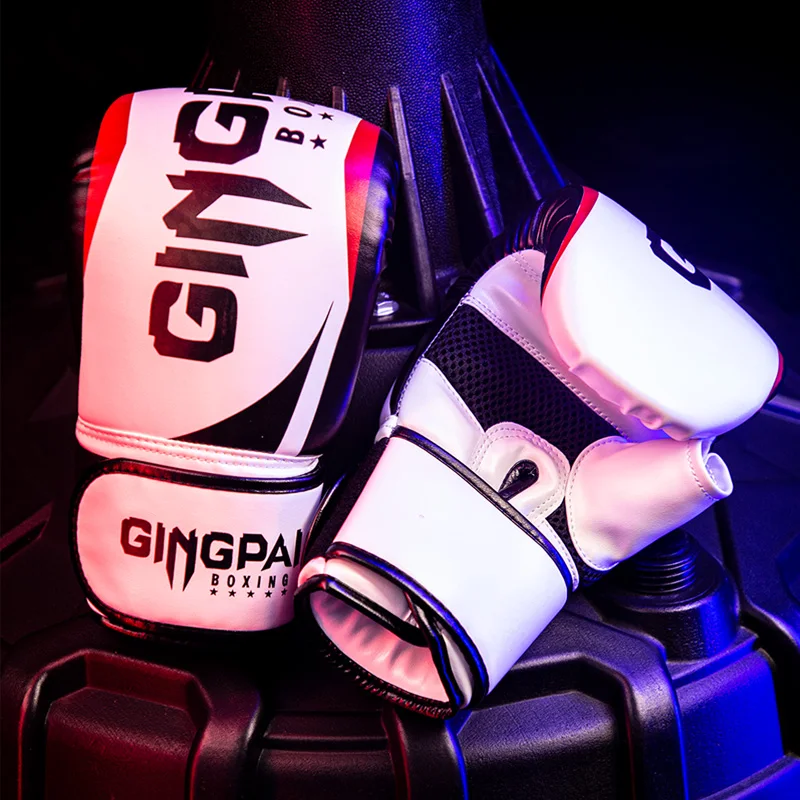 6 colors Boxing Gloves PU Foam Adult Training Boxing MMA Gloves Muay Thai Curved boxing gloves for sandbag training ﻿