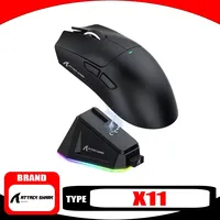 Attack Shark X11 Wireless Mouse Three Mode 2.4G Magnetic Charging Tri Mode E-Sports Game Mouse Customized PC Office Gifts