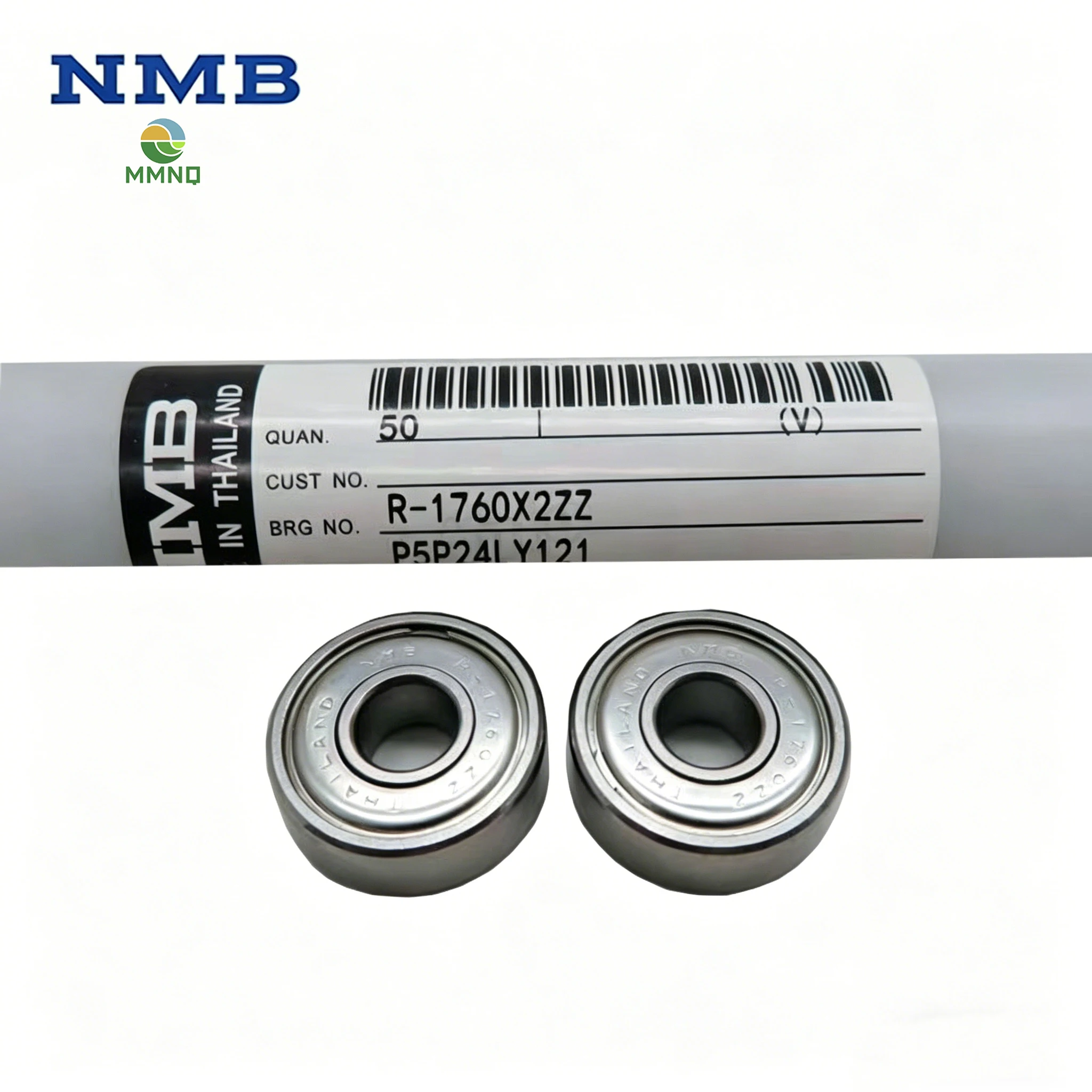 50PCS/100PCS 606ZZ Deep Groove Ball Bearing 6x17x6mm Original NMB R-1760ZZ High Precision Micromotor Replacement Parts