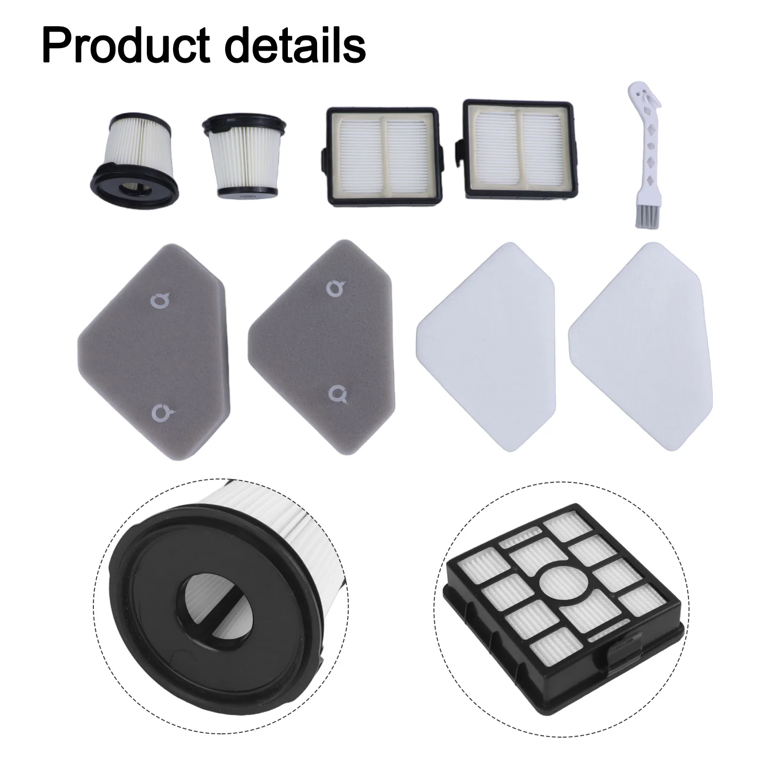 Filter Kit For Shark BU3523 BU3521 BU3120 Lightweight Cordless Vacuum Pre Motor Auto Empty System Replacement Parts