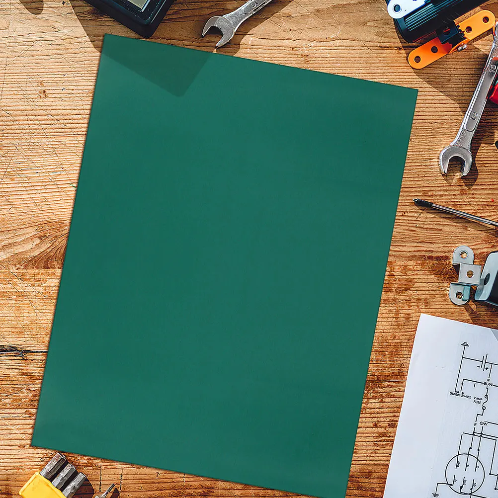 

3pcs Anti Static for Electronics Rubber Soldering Mat Heat Resistant Work Mat Computer Repair Countertop Protection Green labor