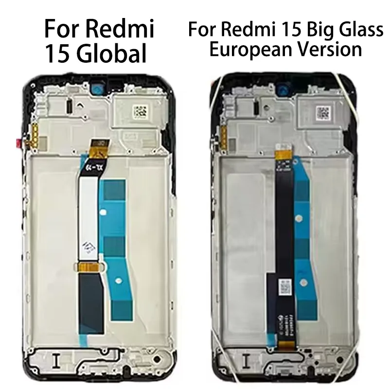 Ekran 6.9” do Xiaomi Redmi 15 4G/5G, wyświetlacz, panel dotykowy, digitizer, moduł do Redmi 15 25062RN2DA 25057RN09E — zdjęcie produktu 6
