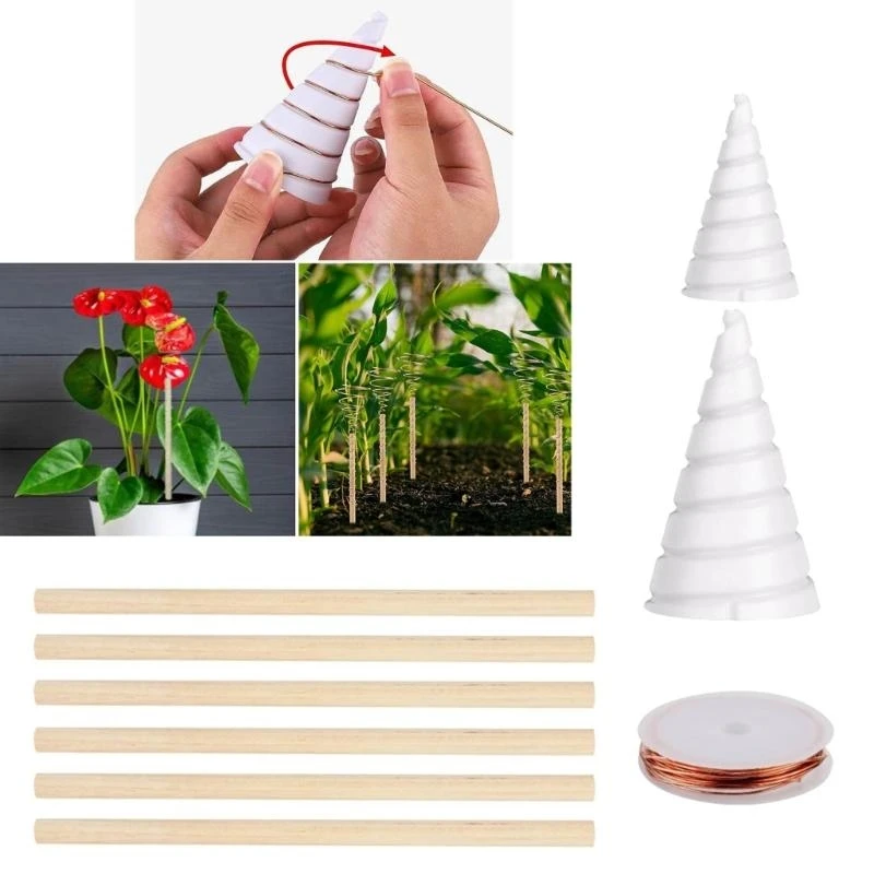Electroculture Copper Gardening Antenna Coil Winding Jig for Electroculture C5AD