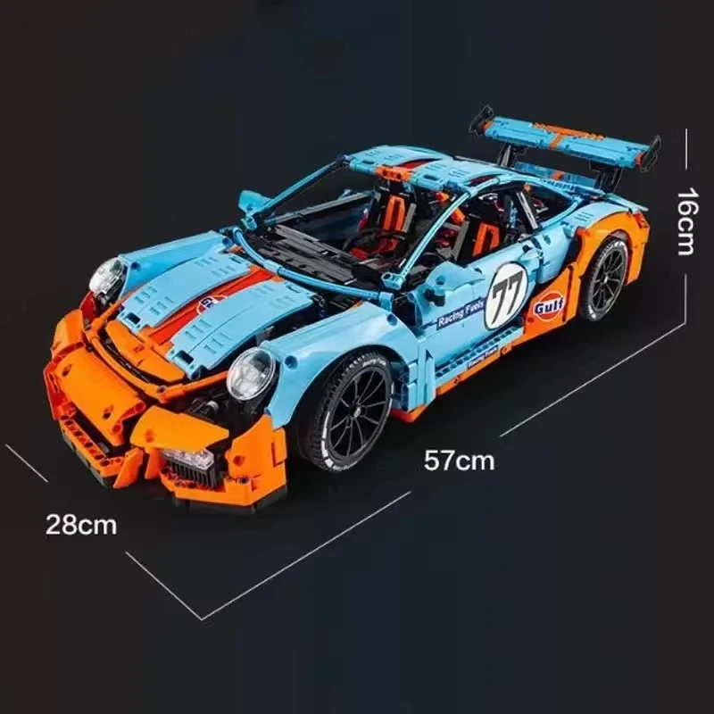 2703PCS 3333D Technical Super Sports Car Hypercar Model Buidling Blocks Bricks Educational Puzzle Toy Birthday or Christmas Gift