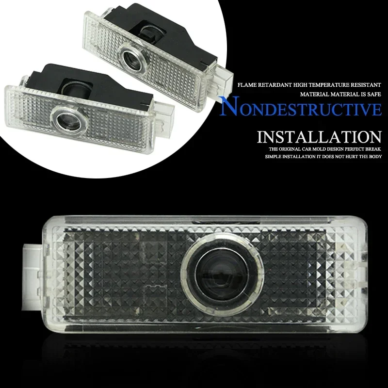 LED باب السيارة ترحيب ضوء شعار شبح الظل مجاملة العارض مصابيح لاند روفر رينج روفر سبورت إيفوك SVR 2003-2023