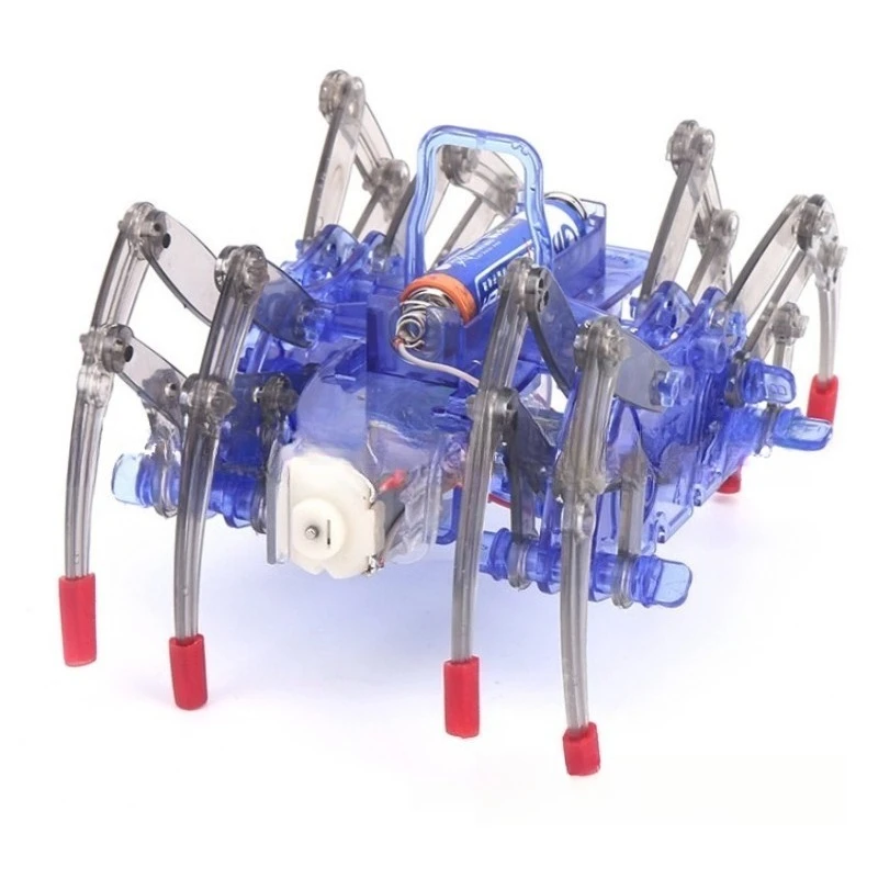DIY Spider Robot Kit Science Experiment Toy Creative Tech Handmade Inventions Assembly Educational DIY Toy for Students Kids