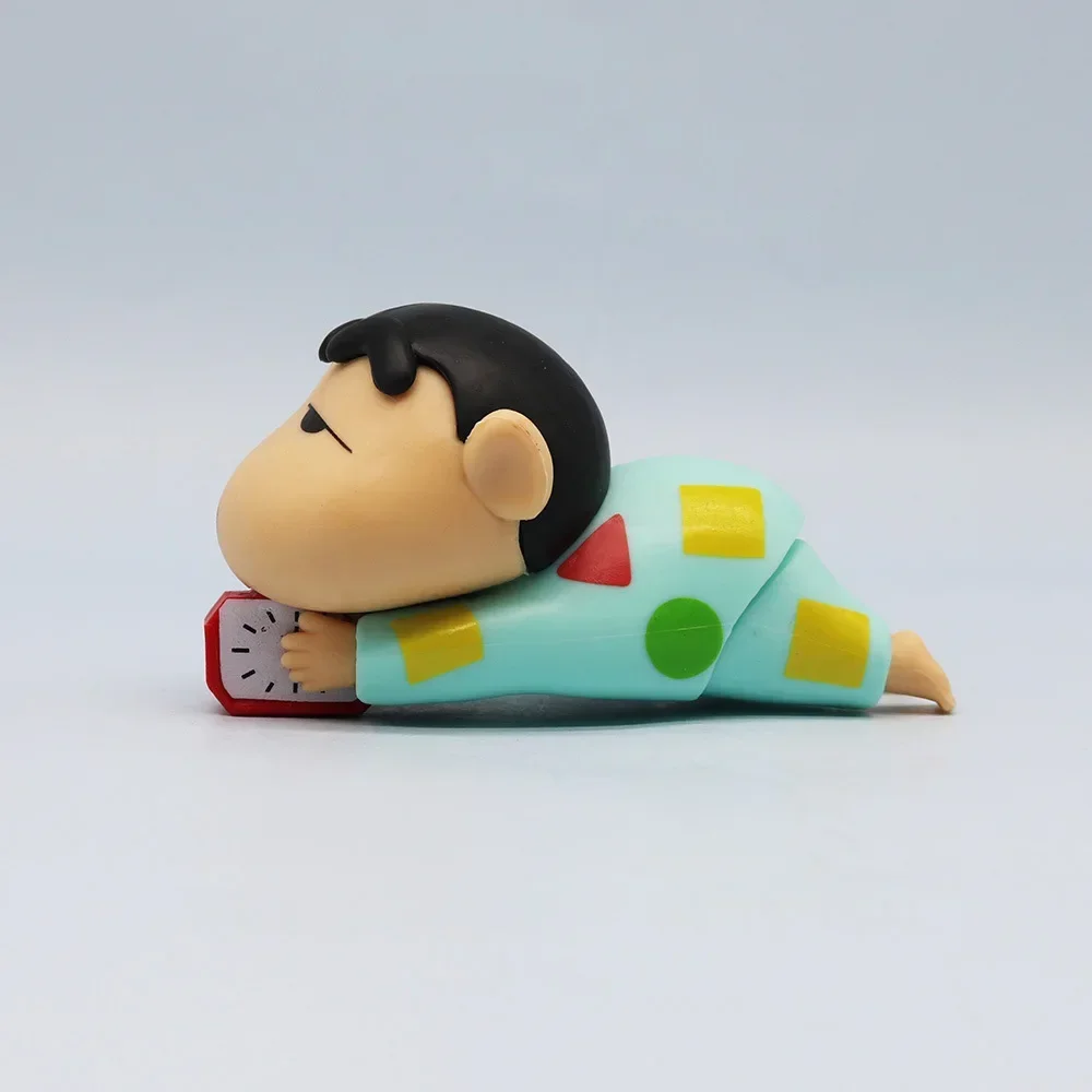 4Pcs/set Cartoon Crayon Shin-chan Dynamic New Life Series Anime Action Figure Doll Collectible Decor Girls Boys Birthday Gift