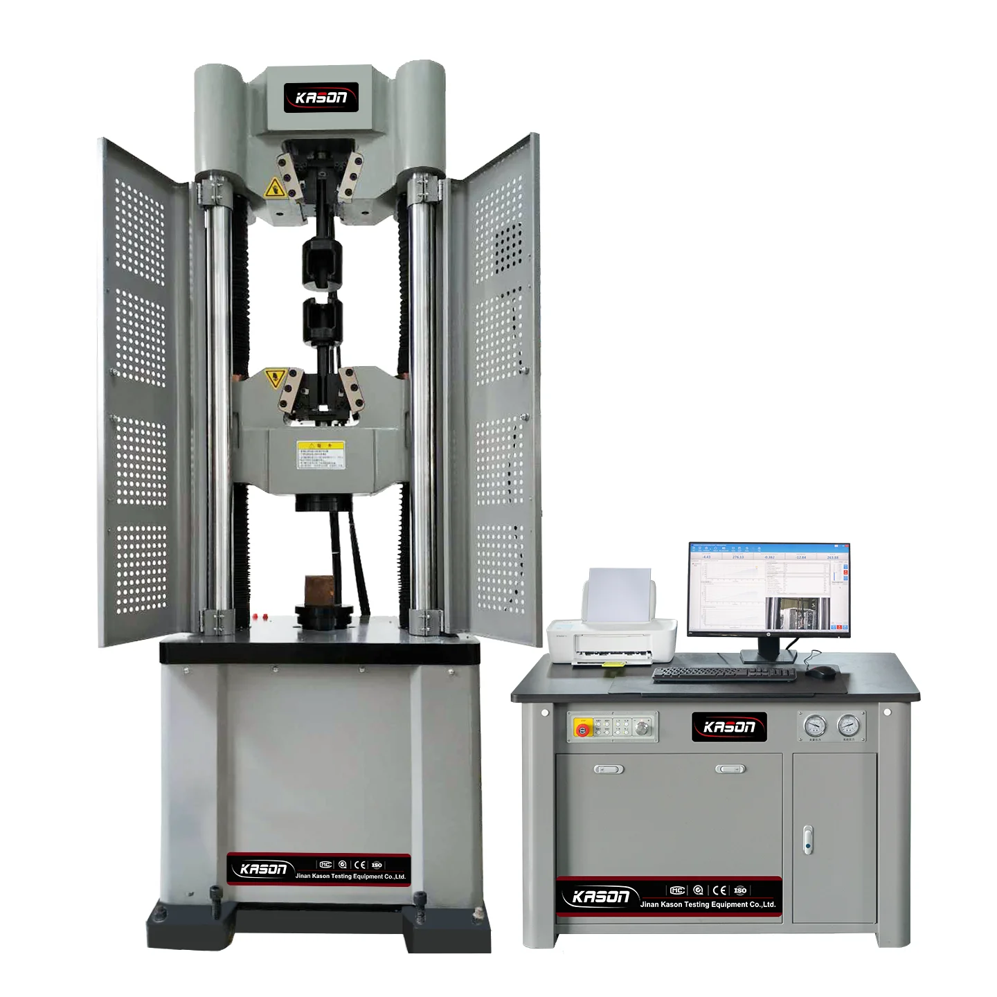 Transparency Test Machine 1000KN PC Controlled Bolt Steel Bar Steel Strand Hydraulic Tensile ...