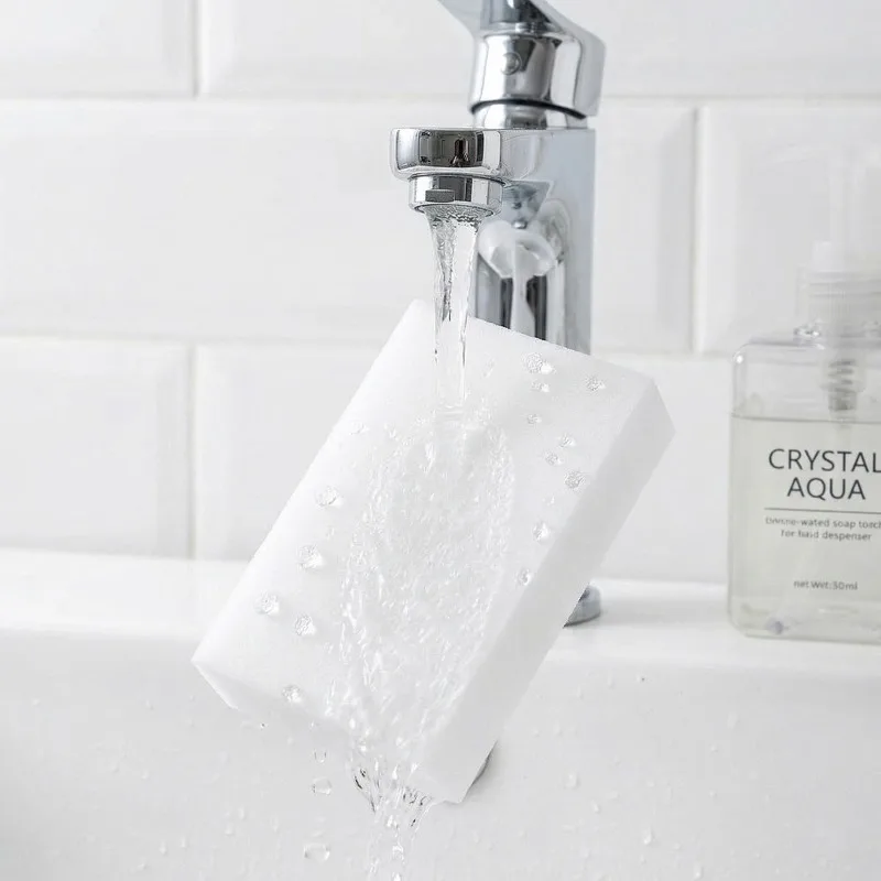 

10/50 шт. Волшебные многофункциональные губки-ластик для чистки, удаления пятен, для мытья посуды, обуви, бытовой чистящий инструмент