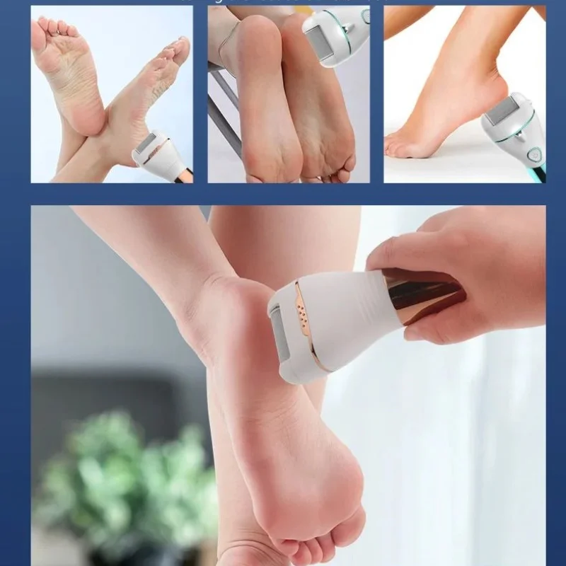 Nieuwe Usb Oplaadbare Elektrische Pedicure Dode Harde Zachte Huid Scrubber Exfoliërende Voet Polijstmachine Vijl Voet Grinder Callus Remover