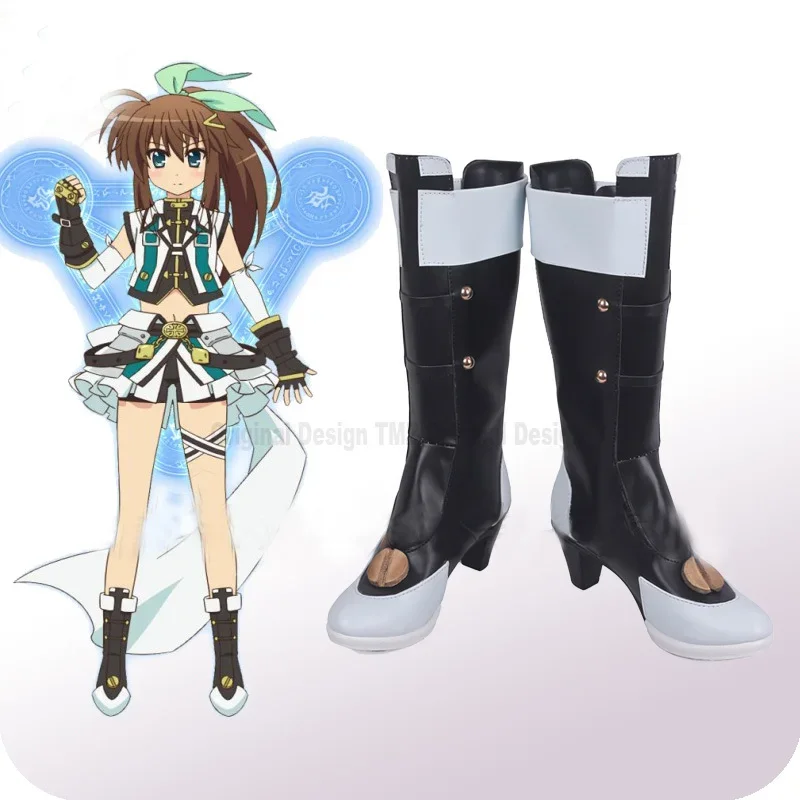 

Волшебная девочка лирическая Nanoha ViVid Strike! Fuuka Reventon, обувь для косплея, женские ботинки для Хэллоуина, карнавальный костюм, аксессуар