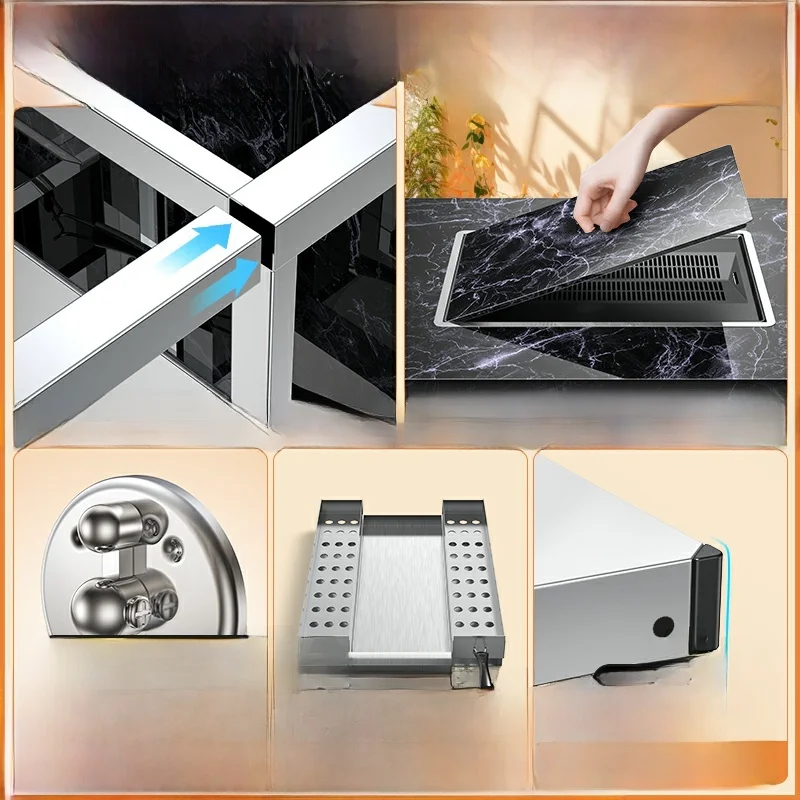 

Стол для барбекю из нержавеющей стали без угля, маленький стол для освещения тофу, ресторан, стол для самообслуживания, уличная камера, дорожные принадлежности