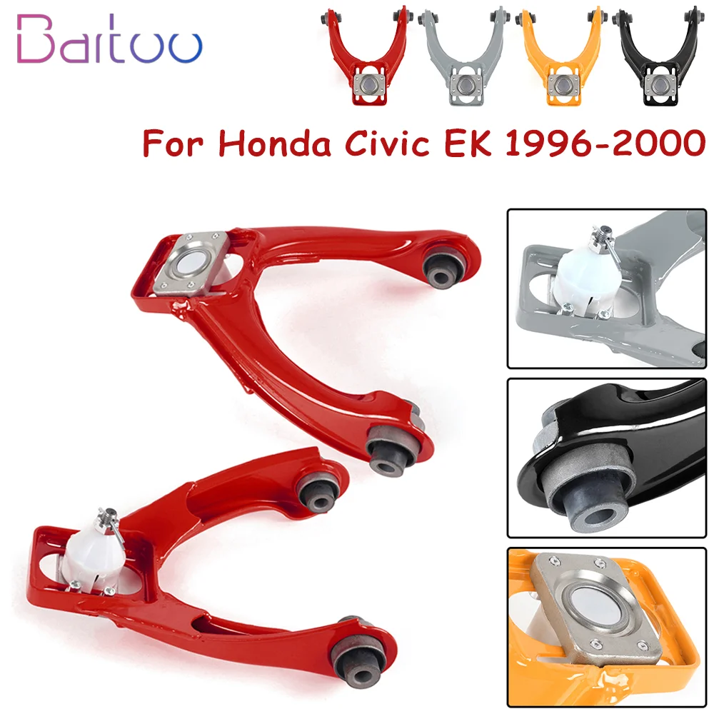 

Front Upper Adjustable Control Arm Camber A-Arms Car Control Arm Camber Suspension Kit For 1996-2000 Honda Civic EK LCA011-EK