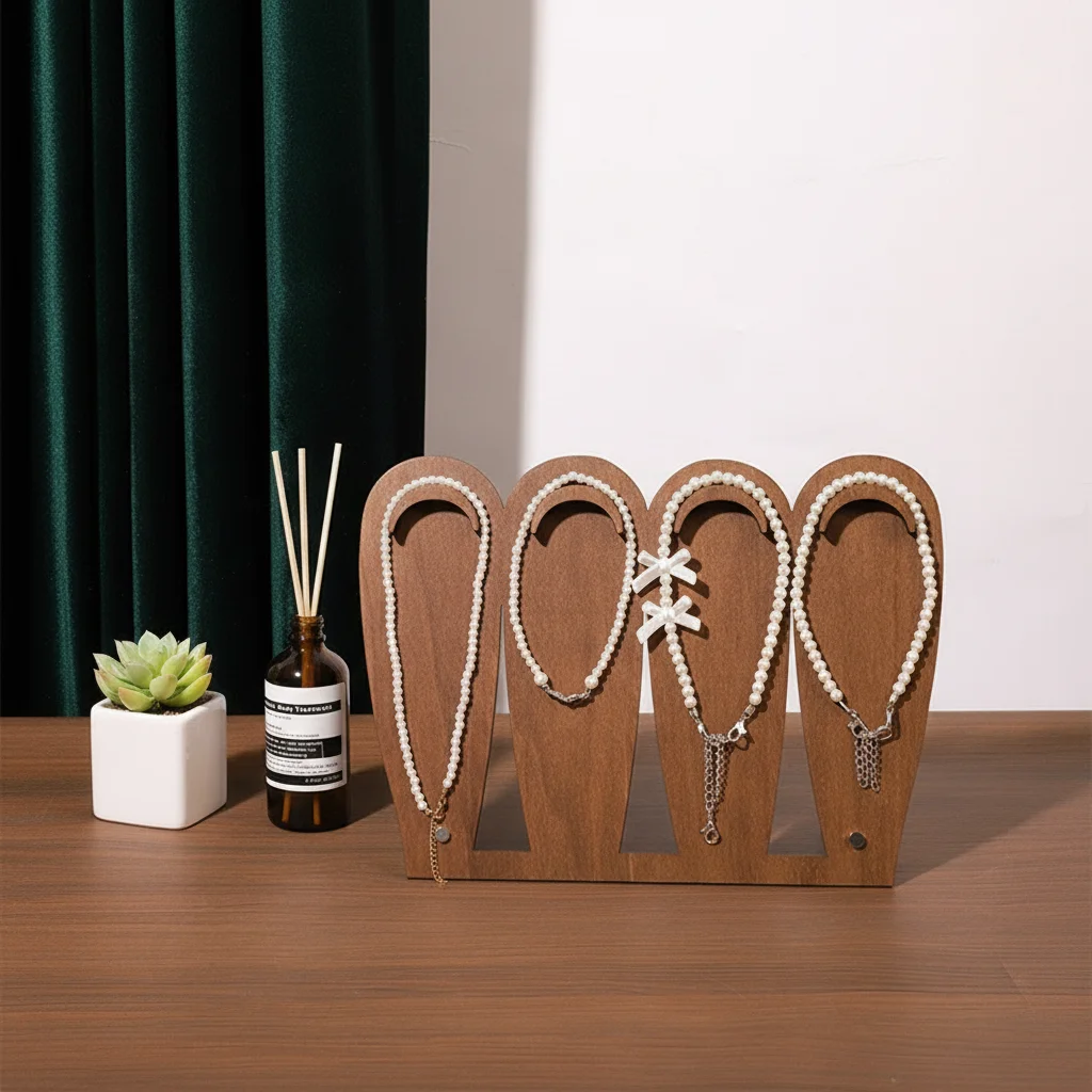 

Vintage Style Display Stand For Bracelets Necklaces Crystal Jewelry Storage Showcase Photography Prop