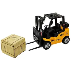 Children Engineering Car Toy Large Bulldozer Toy Vehicle Construction Die-Cast Model Forklift Friction ToyExcavator Toy