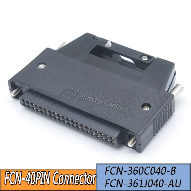 

Connector 40PIN For A6con1 Mitsubish omron PLC I/O Connector FCN-360C040-B+FCN-361J040-AU