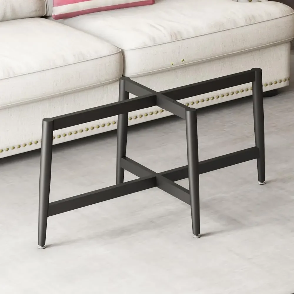 Pernas de mesa de 18 polegadas, pernas de móveis resistentes para mesas modernas de escritório, suportes de TV, mesa final, base de mesa DIY para mesa