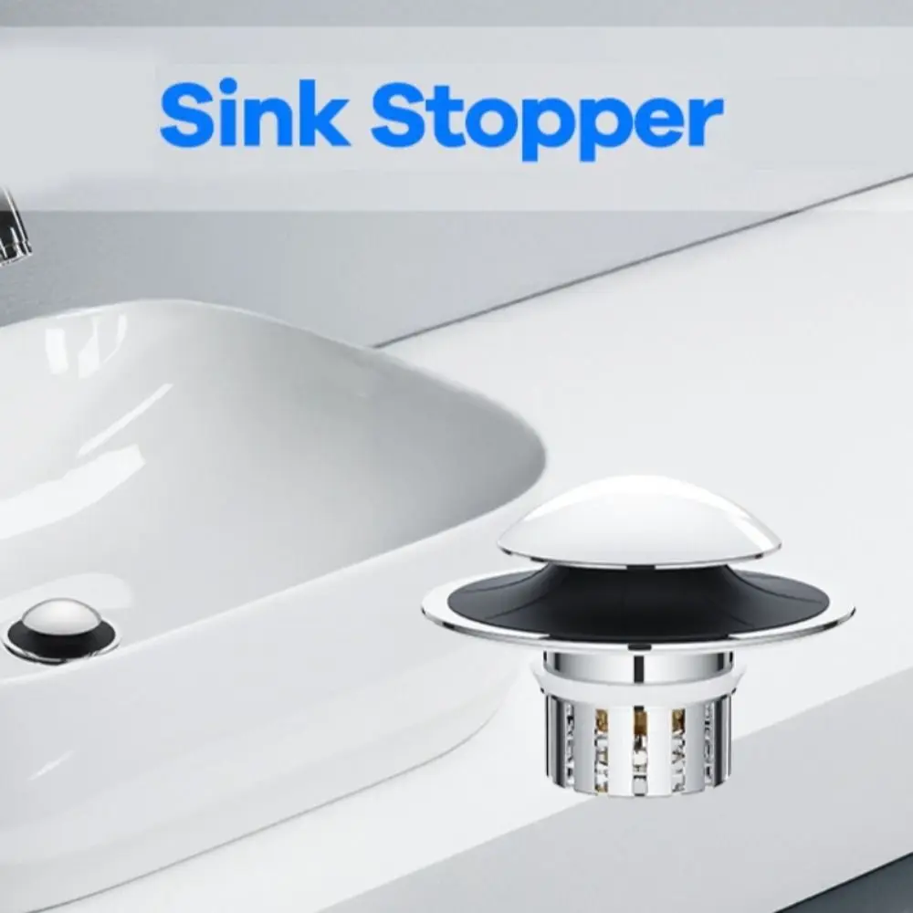 

Useful Anti-Odor Basin Drain Stopper Insect-Proof Anti-clogging Pop-Up Bounce Core Deodorant Core Sink Strainer Bathroom Kitchen