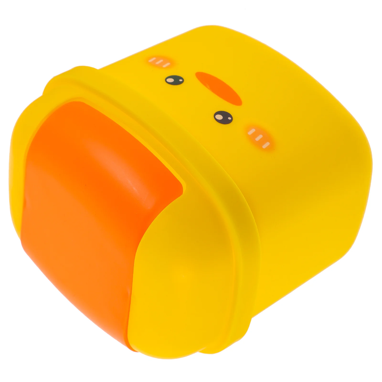 Little Yellow Duck Trash Can Mini Garbage Desktop Waste Bin Cartoon Cans Plastic Rubbish Basket