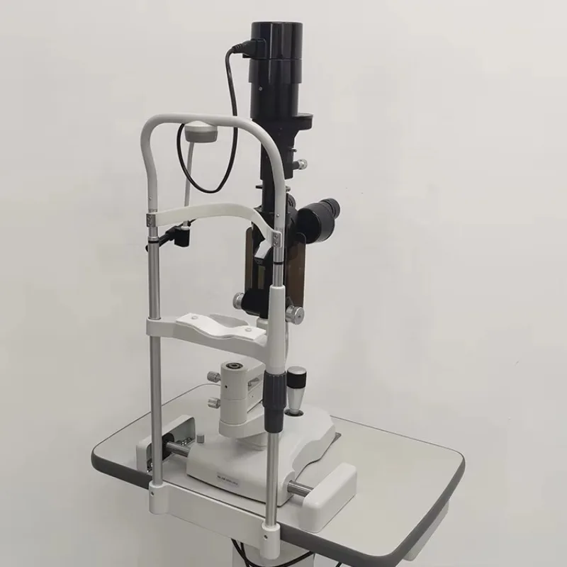 Lampe à fente pour équipement ophtalmique S2, Microscope à lampe à fente en 2 étapes approuvé CE avec lampe halogène