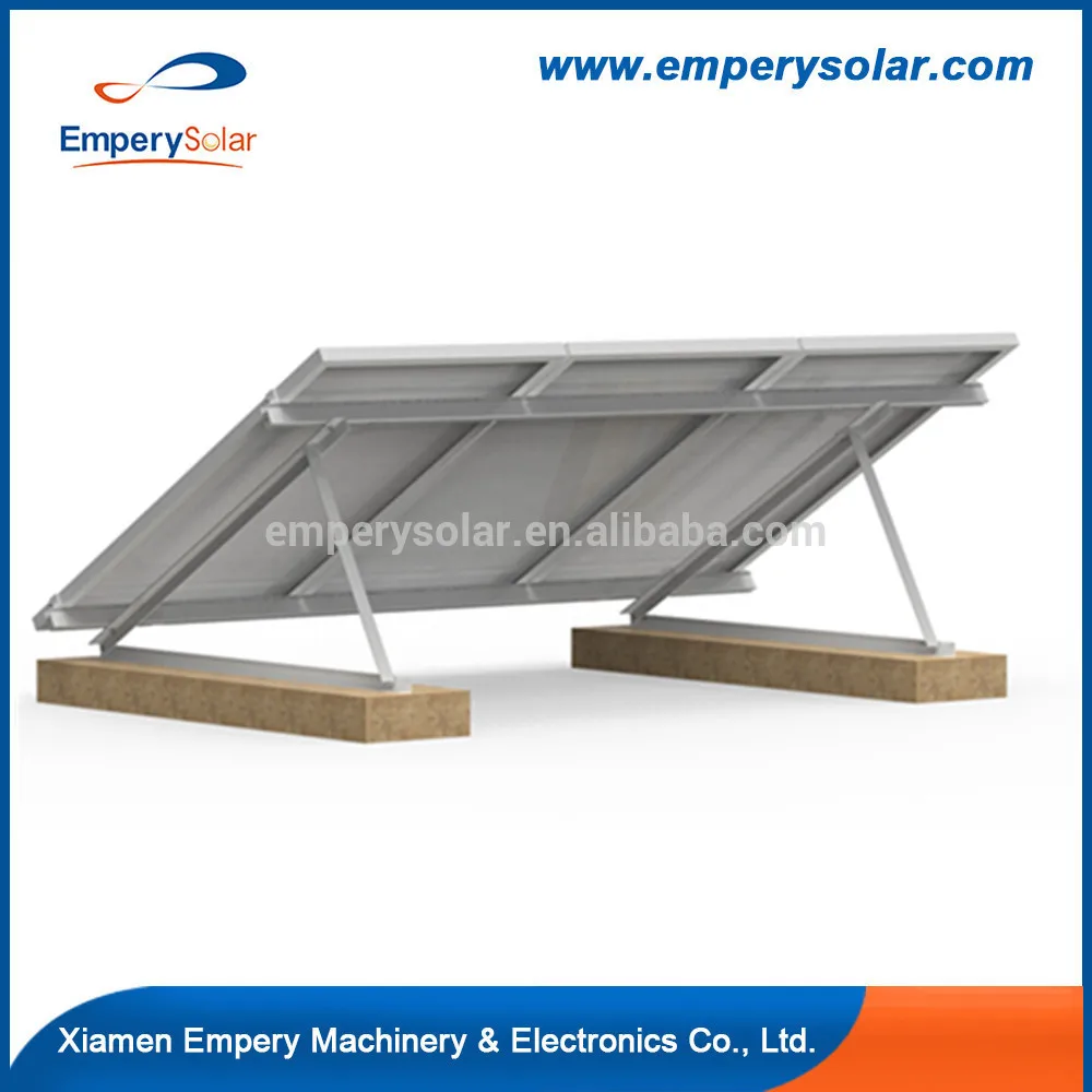 PV Module Photovoltaic Solar Power Flat Roof Solar Panel Mounting System Xiamen Customized Open Field AS/NZS 1170 Emperysolar - Detail 1