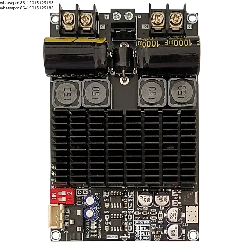 Amplificador de Sonido Mono PBTL de 200W, Amplificador de Potencia de Audio TPA3221, Amplificador Estéreo 2.0, Amplificador de Altavoces para el Hogar Clase D de 100Wx2
