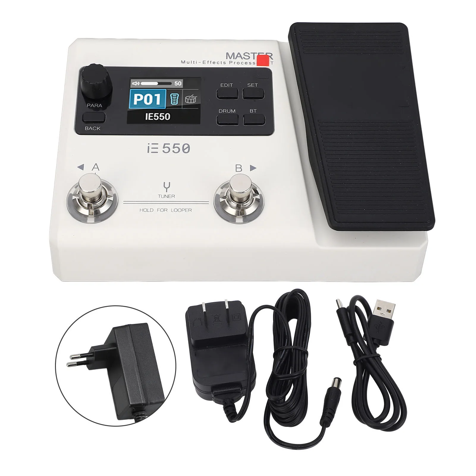 

Guitar Amp 8 Effect Modules 15 Excellent IR Samples Multi Effects Processor Pedal 100 Drum Machine Rhythms for Music Recording