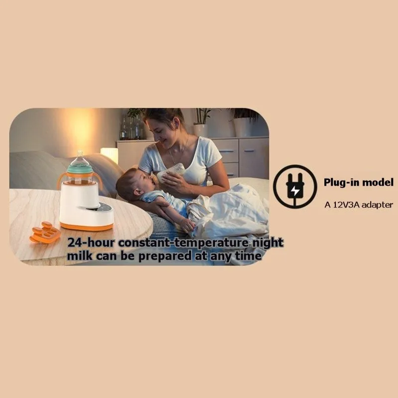 Baby Electric Bottle Shaker, 2-In-1 Fully Automatic Milk Warmer& Formula Maker, EU Plug Home Use