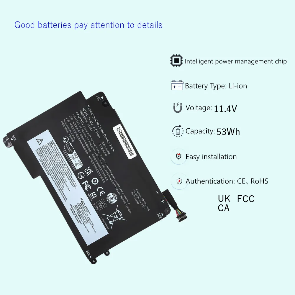 00HW020 00HWO21 بطارية الكمبيوتر المحمول لينوفو ثينك باد يوجا 460 P40 يوغا سلسلة SB10F46458 SB10F46459