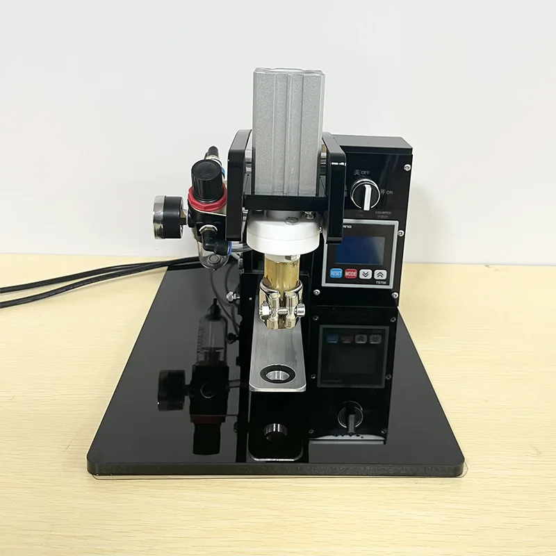 One Way Breath Valve Welding Machine De sing Valve Packing Applicator for Coffee Bag