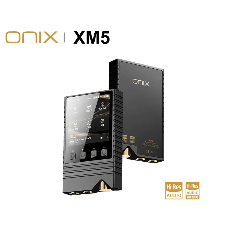 

ONIX Overture XM5 HiFi Portable MP3 Player - USB DAC LDAC Hi-Res Audio ES9039PRO Dual Bluetooth Support for High-End Audio