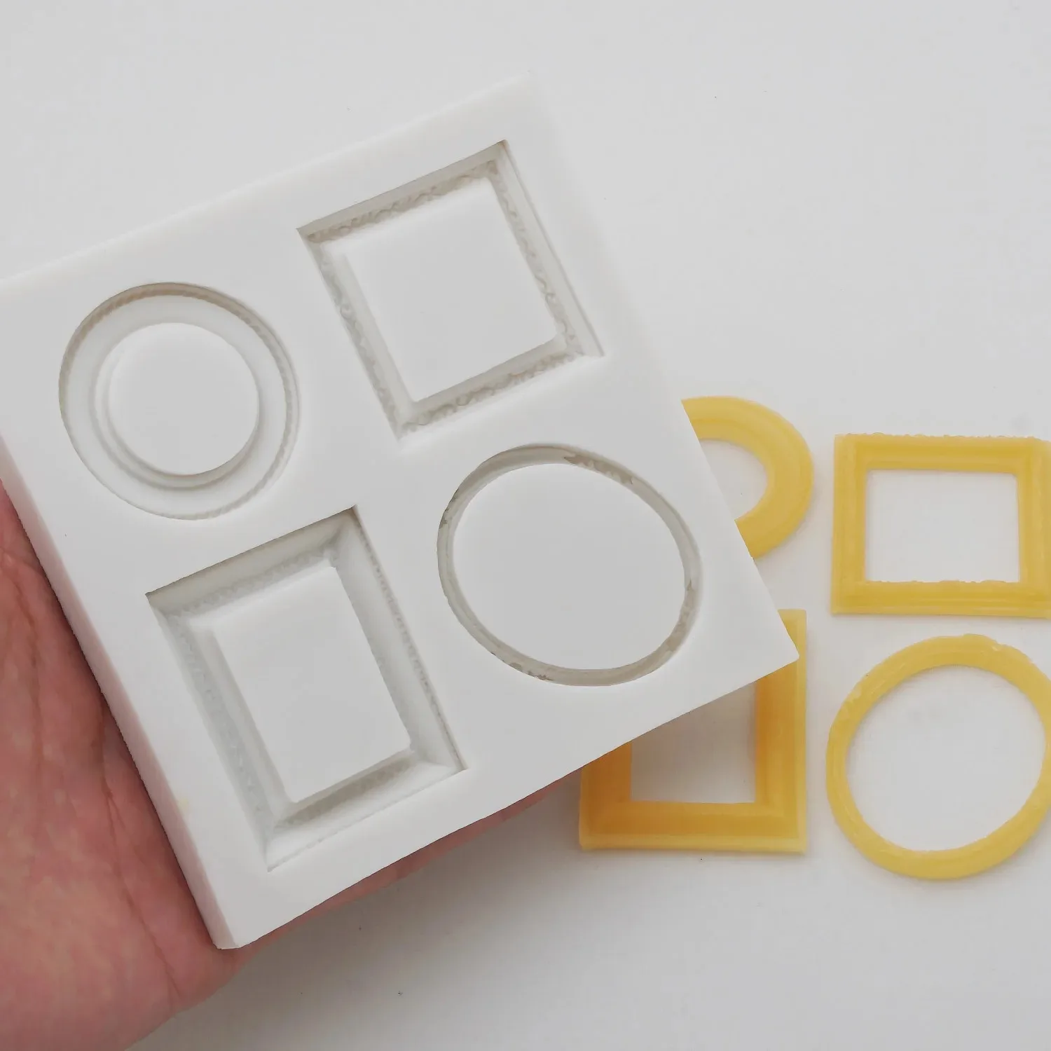 

Silicone Mold Frame Fondant Cake Chocolate , Decoration Tools 10395950