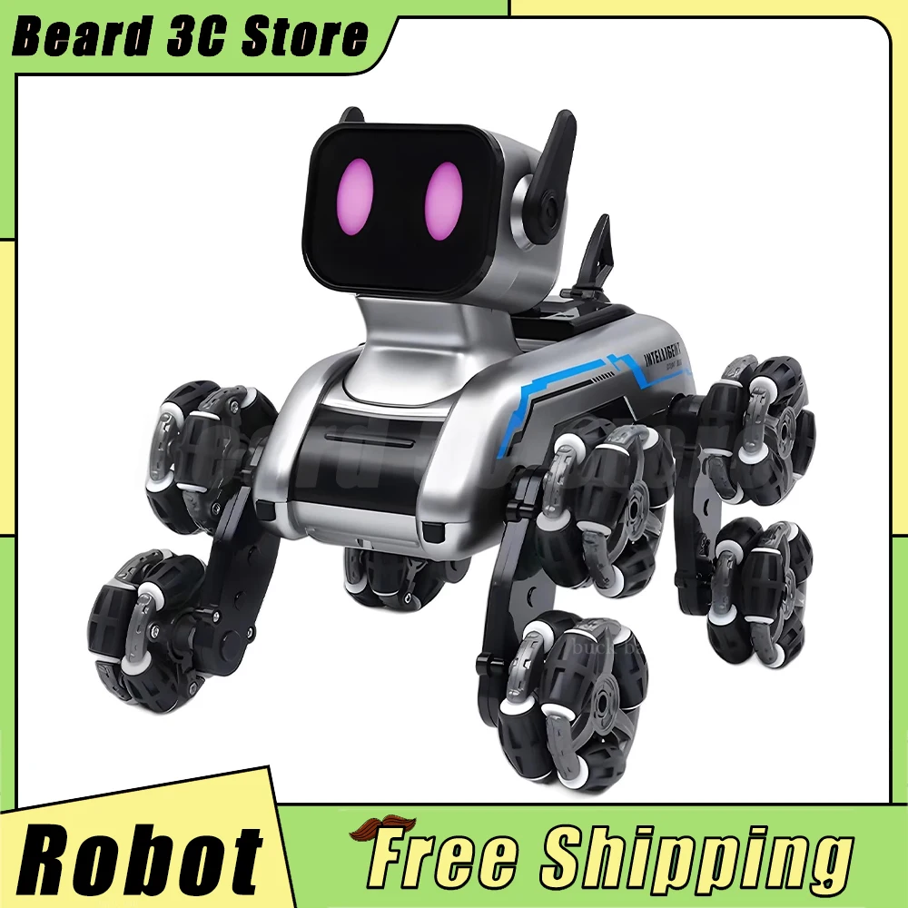 Stunt Eight Robot Dog Wheel Smart Remote Fancy Control Robot Remote Control Toy Electric Mechanical Dog Custom Children's Gift