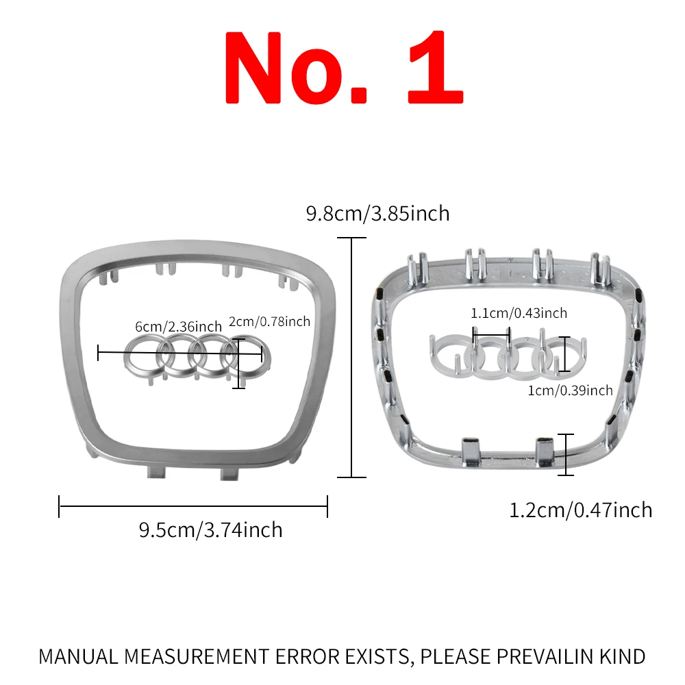 Lenkrad-Dekorationsring-Abdeckungsaufkleber für Audi A3 A7 Q3 Q7 Q5 E-TRON A8 A7L Q6 Q8 SQ5 Q5L A4L A6L A5 A8L – Detail 3