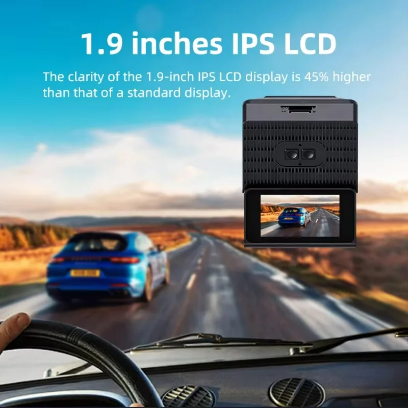 3 inch 4G LTE Wifi GPS driving recorder Car hard disk recorder Car black box 4G 2K driving recorder Front and rear dual camera
